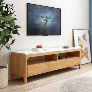 Venta directa de fábrica, mejor precio, personalizable, en stock, ecológico, nuevo diseño, mesa de TV, mueble de sala de estar, aparador de TV de madera - Product Image 1