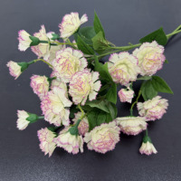 Fleurs artificielles de carnation effet naturel pour la Fête des Mères, arrangements floraux de mariage, corsages et décorations de bancs, vente en gros