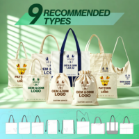 Bolsa de Tela de Algodón con Logotipo Personalizado al por Mayor, Multicolor, Ecológica, Reutilizable, con Diseño Personalizado
