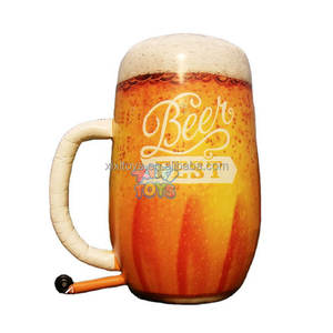 Grand <span class=keywords><strong>ballon</strong></span> gonflable de chope de bière pour les événements de l'Oktoberfest, modèle gonflable en <span class=keywords><strong>verre</strong></span> Big Blow Up pour Beerfest - Product Image 1