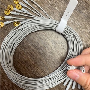 Cable de electrodo óptico de alta potencia EEG Mud Nocheng para ordenador, cable de electrodo de disco, cable de electrodo para electromiografía, 1.5m - Product Image 2