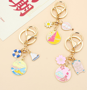 พวงกุญแจโลหะสั่งทำ Xinrunjin จำนวนมาก ออกแบบ OEM สำหรับกิจกรรมองค์กร B2B ของที่ระลึกแบรนด์ธุรกิจ พวงกุญแจโลโก้บริษัท - Product Image 5