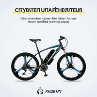 Vélo électrique de montagne à gros pneus haute performance de 26 pouces avec moteur arrière 36V 250W/500W cadre en acier à batterie au Lithium 36V