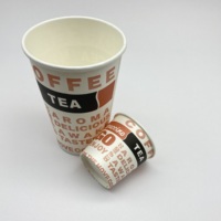 8oz Jetable Biodégradable Écologique Bagasse personnalisable Papier Tasse