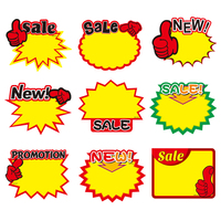 Stock Disponible Vente en Gros Étiquettes de Prix 9x7 cm Panneaux Publicitaires pour Fruits en Supermarché Affiches Promotionnelles en Papier