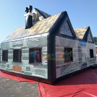 Tente de fête gonflable géante de qualité commerciale pour l'extérieur, style pub irlandais, avec garantie d'un an, tissu Oxford durable, résistante au vent, installation facile