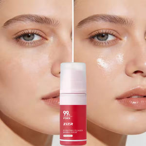 Sérum liquide à bulles roses au collagène profond PDRN et ADN de saumon pour le visage, éclaircissant et anti-rides - Product Image 1