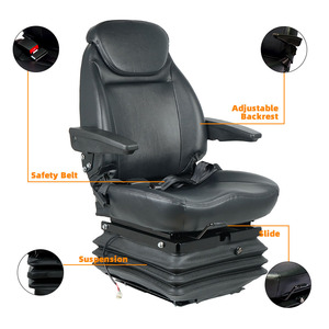 Mini ASIENTO DE TRACTOR ajustable de alta calidad con reposabrazos de cinturón para montacargas para granjas agrícolas - Product Image 2