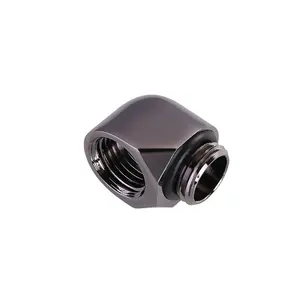 Bykski Angled Fitting, 90 Degree Elbow Water Cooling Connector G1/4 F-M Thread, 7 Colors, B-D90