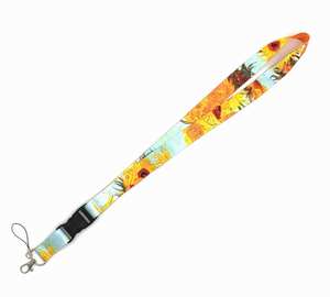 Prêt à être expédié : Lanière <span class=keywords><strong>porte</strong></span>-clés Vincent Van Gogh avec clip pour le <span class=keywords><strong>cou</strong></span> et le poignet - Product Image 4