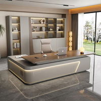 Meubles de bureau commerciaux Bureau de direction Bureau de direction moderne Bureau de direction en forme de L Bureau de direction modulaire Bureau de direction de luxe