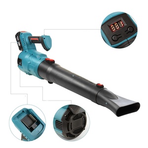 เครื่องเป่าลมไร้สาย 20V มอเตอร์ไร้แปรงถ่าน สำหรับงานอุตสาหกรรม DIY แบตเตอรี่ 1500mAh ความเร็วลม 46.5 ม./วินาที สำหรับเป่าใบไม้ หิมะ  วัสดุสแตนเลส - Product Image 1