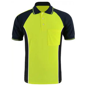新しいカスタム安全シャツ高視認性長袖反射ユニフォームポロシャツ男性用Tシャツ建設用 - Product Image 2