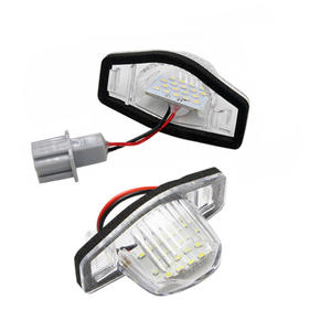Luz LED para placa de matrícula de coche, accesorios para <span class=keywords><strong>Honda</strong></span> Fit Jazz Odyssey Stream Insight CRV <span class=keywords><strong>FRV</strong></span> HR-V Crosstour 5D - Product Image 1