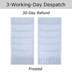 Yihe Hot Bán Tiền Mặt Phong Bì Túi Nhựa Trong A6 Kích Thước Không Có Dây Kéo Cho Ngân Sách Chất Kết Dính 6-Vòng Tạp Chí Chất Kết Dính Như Một Món Quà - Product Image 3