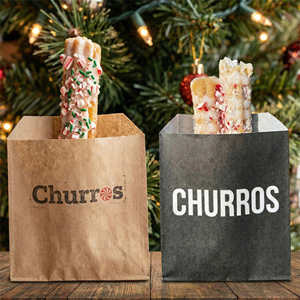 Portaconos de Papel Desechable de Grado Alimenticio Personalizado para Papas Fritas, Crepas, Huevos, Waffles de Burbujas, Comida Callejera, Churros de Menta con Logotipo - Product Image 4