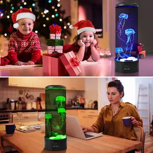 TIANHUA 2021 New Kids Jelly Fish Led Night Lights lampada medusa LED Fantasy Lava Lamp