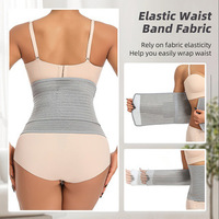 Faja Postparto Elástica y Transpirable Ajustable para Soporte Abdominal y Alivio del Dolor de Espalda