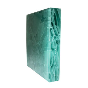 Tuile <span class=keywords><strong>en</strong></span> faux marbre poli <span class=keywords><strong>en</strong></span> géode d'améthyste pour plan de travail, mur et sol, verre de jade - Product Image 4