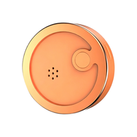 Traceur GPS Portable Intelligent à 2 Ans d'Autonomie, Contrôle à Distance, Précision, Rond, Blanc, Noir, Orange, Alarmes Personnelles GPS