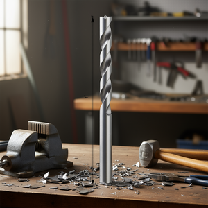 Broca Helicoidal Cilíndrica Fervi para Perforación de Metal, Madera y Plástico - Product Image 3