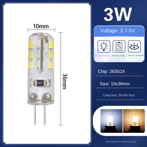 หลอดไฟ LED โคมไฟคริสตัล แสงสว่างพิเศษ G9 220V ไม่มีการกระพริบ 6000K รีโมทคอนโทรล CRI 80 - Product Image 3