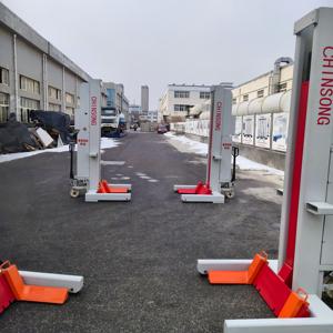 Pont élévateur mobile sans fil CHINSONG à quatre colonnes pour poids lourds, capacité 8500 kg par colonne, pour atelier et <span class=keywords><strong>garage</strong></span> de maintenance de véhicules commerciaux - Product Image 2
