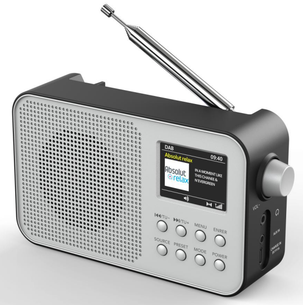 RORTABLE DIGITAL DAB/DAB+ and FM RADIO