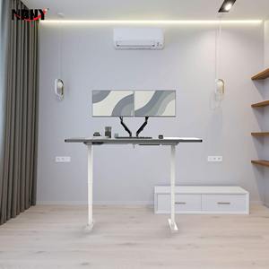 Table d'ordinateur moderne à double moteur avec cadre de bureau électrique assis-debout à double moteur - Product Image 5