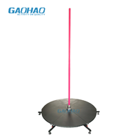 GAOHAO la barre de danse circulaire mobile pour scène de spectacle, barre de danse statique rotative pour fitness