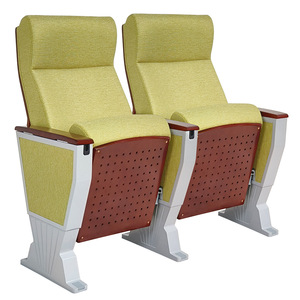 Silla de Auditorio Jiarunde C-830D Roja con Reposabrazos para Uso en Escuelas, Teatros y Cines - Product Image 3