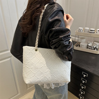 Collection Été 2026 – Sac Fourre-tout Portable Haut de Gamme pour Femme – Vente en Gros – Nouveau Sac Bandoulière Grande Capacité avec Fermeture Éclair et Chaîne – Printemps