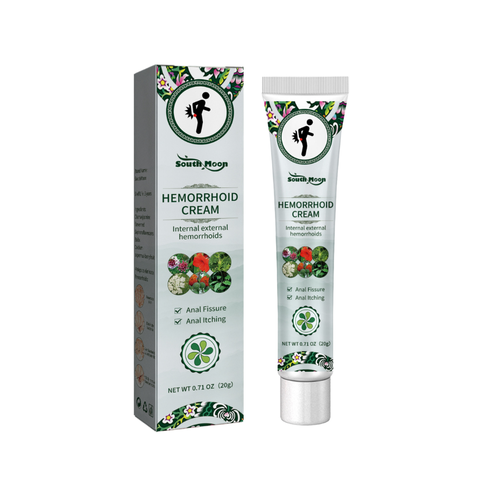 ODM Healthcare Supply Natural Herbal Extract Anal Anus Gel Ointment OEM Hemorrhoid Cream Internal Use
