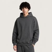Sweat à capuche oversize en molleton bouclette 400 GSM, style streetwear, unisexe, épais, fabrication en marque blanche