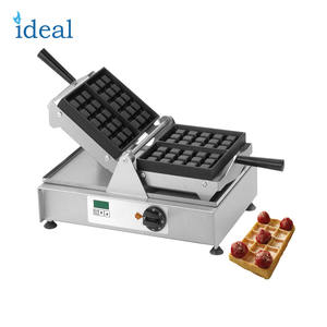 <span class=keywords><strong>Gaufrier</strong></span> rond de qualité commerciale avec affichage numérique - Product Image 4