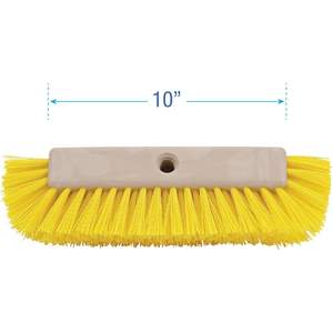 10 นิ้ว แปรงขัดพื้นผิวสองด้านโพลีโพรพิลีนสีเหลืองสำหรับทำความสะอาด - Product Image 4