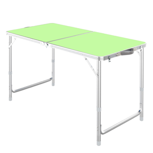 <span class=keywords><strong>Table</strong></span> pliable de <span class=keywords><strong>Camping</strong></span> en aluminium, 1 pièce, 4 <span class=keywords><strong>pieds</strong></span> de longueur, hauteur réglable, légère, Portable, pour pique-nique plage extérieur et intérieur - Product Image 4