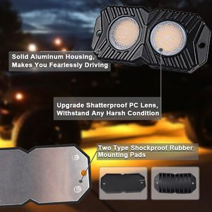 Ovovs accesorios de coche de un solo Color <span class=keywords><strong>Led</strong></span> Rock Light para camión todoterreno vehículo <span class=keywords><strong>4x4</strong></span> - Product Image 4