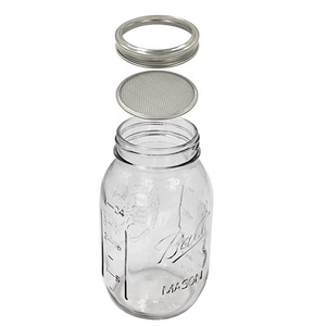 Protège-aliments en acier inoxydable 304, couvercles à lames pour pot à maçon à large bouche 82mm 86mm, 2 pièces - Product Image 4