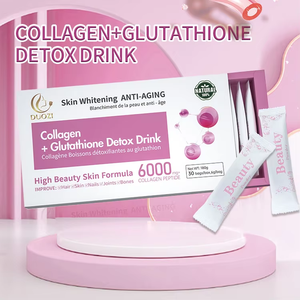 DUOZI Collagen Glutathione Detox Drink 6000mg Powder 30 Bags Skin Whitening Anti-Aging Beauty Formula - Product Image 1