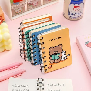 Cartoon Cute A7 Spiral Bound Mini <span class=keywords><strong>Blank</strong></span> Notizbuch 80 Blatt Studenten tragen Büro tasche Notizblock Geschenk für Lern planung - Product Image 2
