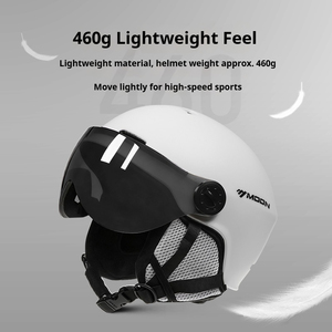 取り外し可能なゴーグル付きプロ仕様スキーヘルメット 男女兼用 オールマウンテン スノーヘルメット - Product Image 6
