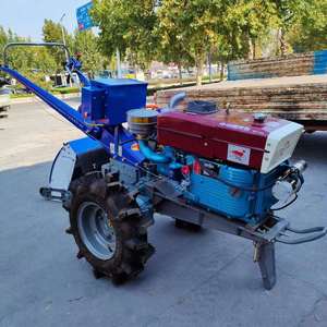 Agricultural <b>Machine</b> 12HP 15HP 18HP Single Cylinder Diesel Behind <b>Walk</b> Tractor - Product Image 5