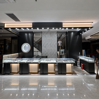 Aménagement intérieur complet de bijouterie, mobilier de présentation de bijoux sur mesure, vitrine de luxe pour diamants, OEM ODM