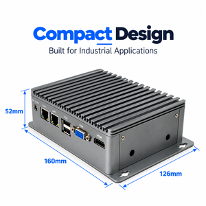 Mini PC Industrial sin Ventilador Intel Celeron N2840 J1900, 4 COM RS232 RS485, LAN Dual, 6 <span class=keywords><strong>USB</strong></span>, Amplio Voltaje, Computadora Integrada - Product Image 5