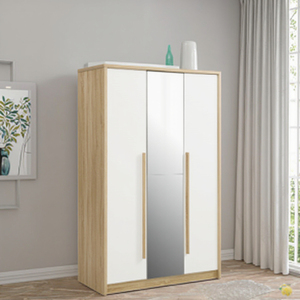 Fornitura di fabbrica professionale 3 porte <span class=keywords><strong>armadio</strong></span> <span class=keywords><strong>con</strong></span> <span class=keywords><strong>specchio</strong></span> di alta qualità <span class=keywords><strong>armadio</strong></span> in legno armadi per le camere dei bambini e camere da letto - Product Image 4