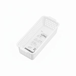 Inomata 517 ventosa cesto lungo soluzione di conservazione bianca - Product Image 1