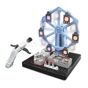 Zhorya Science Gear - Juego Educativo STEM de Arco y Flecha con Objetivo Giratorio, Mecánica, Circuito Eléctrico DIY - Product Image 1