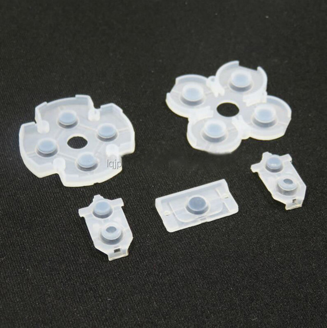 Conductive Rubber Button Pad for PS4 Controller JDS-030 JDM-030 Soft Silicone Replacement Parts