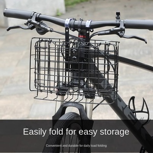 Tosuod Phía Trước Và Phía Sau Gấp Xe Đạp Giỏ Leo Núi Xe Điện Giá Khung Với Treo Phía Trước Trailer Giỏ - Product Image 3